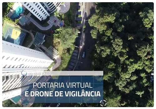 portaria virtual e drone de vigilancia